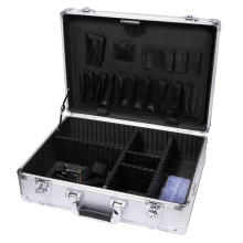 Waterproof Tool Case Professional Aluminum Toolbox Suitcase Small Hard Case with Adjustable Dividers